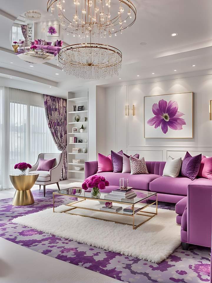 Modern Living Room Curtains Dubai