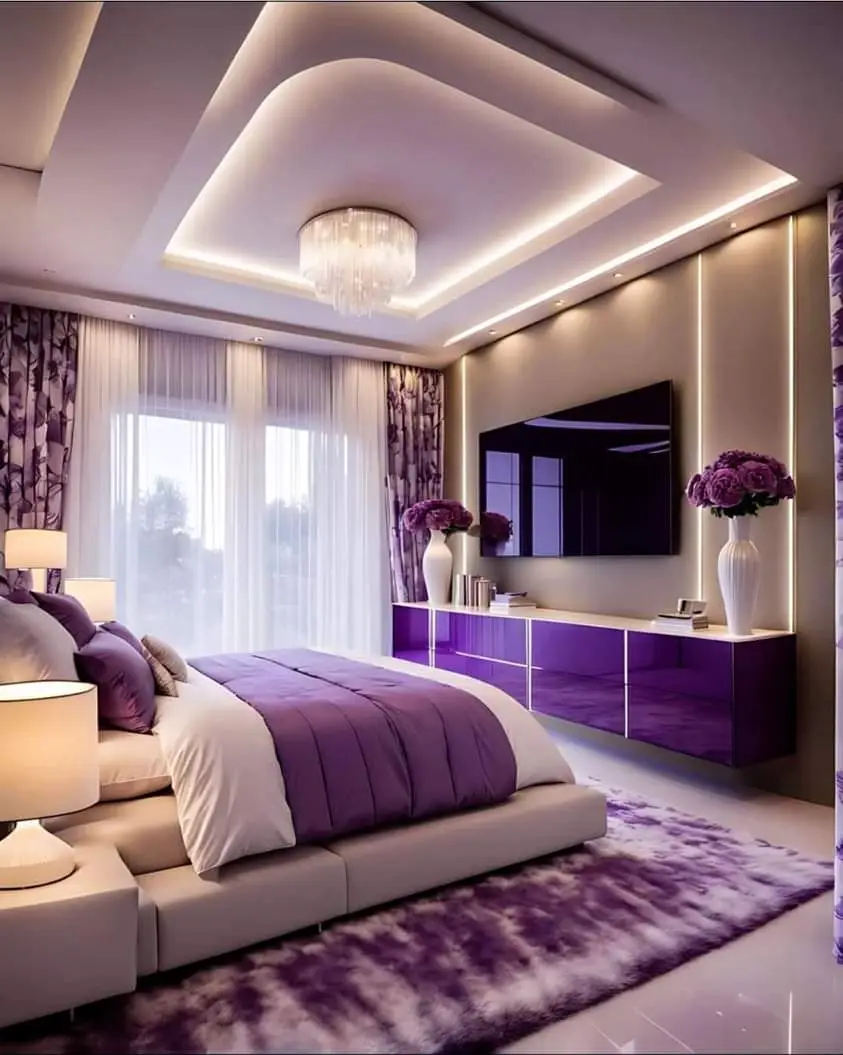 Luxury Bedroom Curtains Dubai